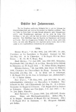 Schüler des Johanneums.