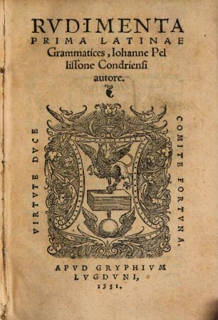 Rudimenta prima latinae grammatices