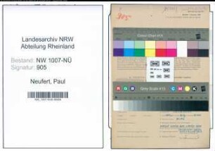 Entnazifizierung Paul Neufert , geb. 10.05.1916 (Kaufm.Angestellter)