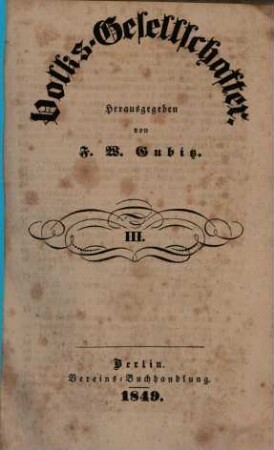 Volks-Gesellschafter : Zeitung der Gegenwart und Blick in die Zukunft. 3. 1849