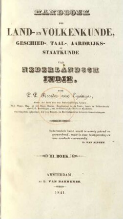 Boek 2: De kleine Sunda-eilanden, of: de hoofdgroep van Sumbawa