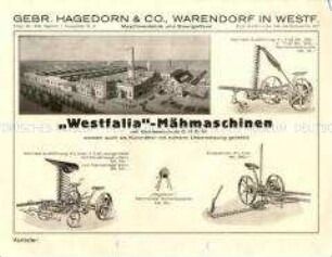 "Westfalia"-Mähmaschinen
