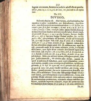 Th. III. Divisio.