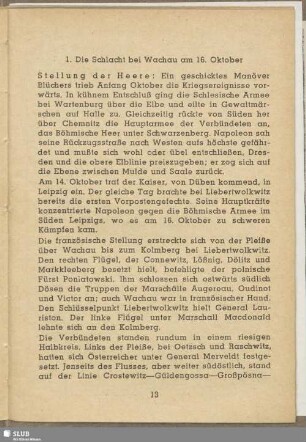 Wanderungen über das Schlachtfeld