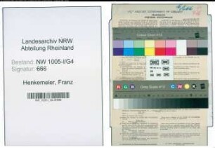 Entnazifizierung Franz Henkemeier , geb. 22.11.1920 (Polizeibeamter)