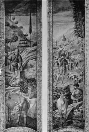 Gemäldezyklus — Die Hirten bei ihren Tieren