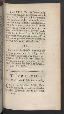 Titre XIII.
