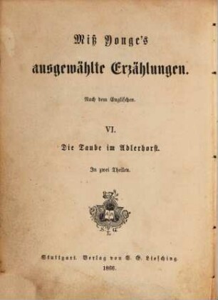 Miß Yonge's ausgewählte Erzählungen, 6,1