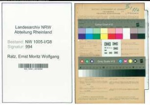 Entnazifizierung Ernst Moritz Wolfgang Ratz , geb. 26.02.1905 (Oberreichsbahnrat)