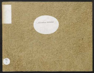 Andante con variazioni : Abschrift