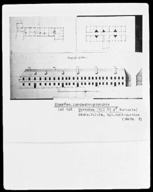 Warschau, Sächsisches Palais, Kgl. Zehr-Garthen
