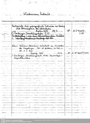 Wiedemann, Frohmut: Wiedemann, Frohmut