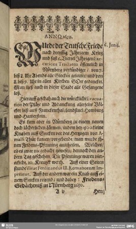 [... Von Anno 1650. biß 1659 im Römischen Reiche ...]