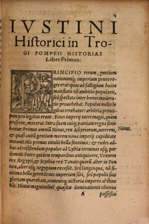 Ivstini Ex Trogi Pompeii Historiis Externis Libri XLIIII