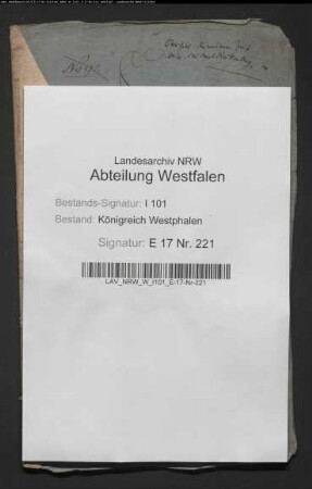 Verkauf von Grundbesitzungen des aufgehobenen Kollegiatstifts Wiedenbrück