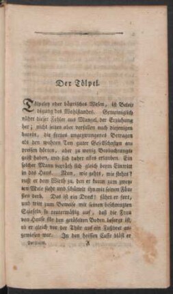 Der Tölpel