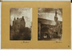 Kirche, Xanten. Tor, Xanten: Ansichten (aus: Skizzen- und Fotoalbum 18)