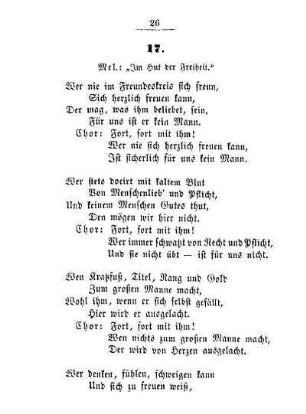 17. Mel.: "Im Hut der Freiheit"