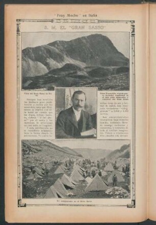 S. M. El "Gran Sasso" : "Fray Mocho" en Italia