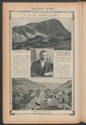 S. M. El "Gran Sasso" : "Fray Mocho" en Italia