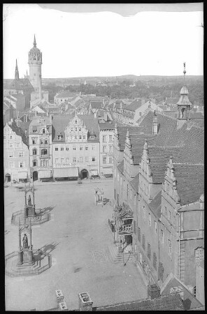 Wittenberg. Blick von der Stadtkirche