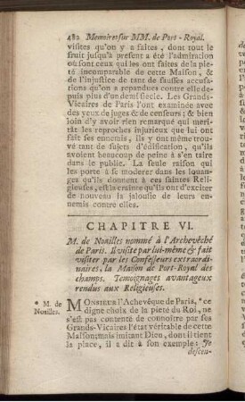 Chapitre VI. - Chapitre IX.