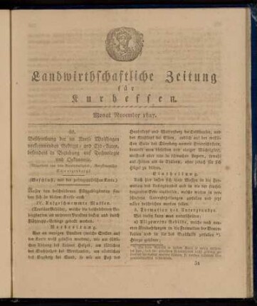 Monat November 1827