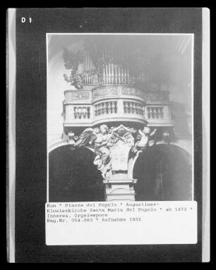 Orgel Orgelempore