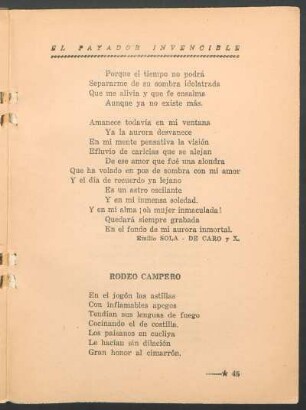 Rodeo campero