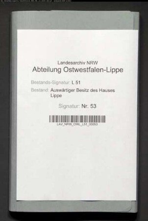 Übergabe der Ulenburg durch Minden an Lippe