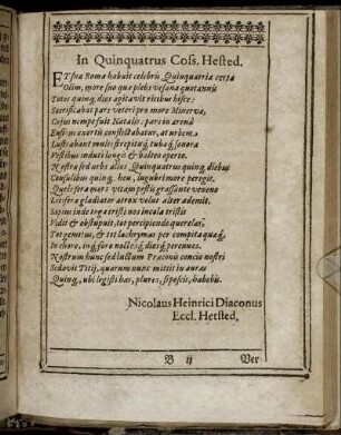 In Quinquartrus Coss. Hested.
