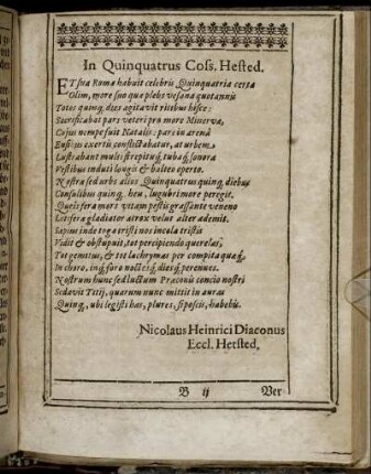 In Quinquartrus Coss. Hested.