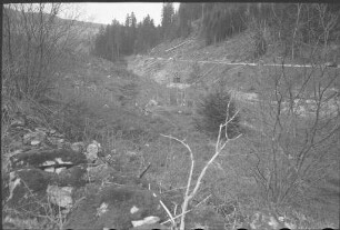 Bau der Albtalsperre