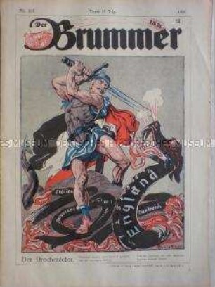 Satirezeitschrift aus dem ersten Weltkrieg