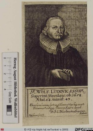 Bildnis Wolfgang Ludwig Assum