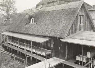 Waren/Mecklenburg: Binnenfischerei. Fischereiproduktionsgenossenschaft Waren. Fischbrutanstalt Groß-Gievietz.