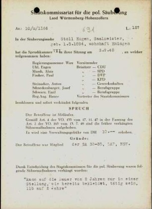 Stoll, Eugen