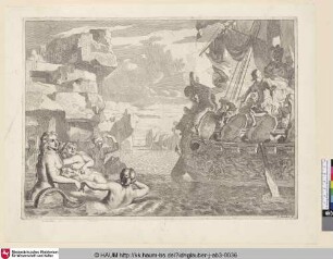 [Fünf Najaden blicken zu einem Schiff (Odysseus und die Sirenen); Five naiads looking at a ship (Odysseus and the sirens)]