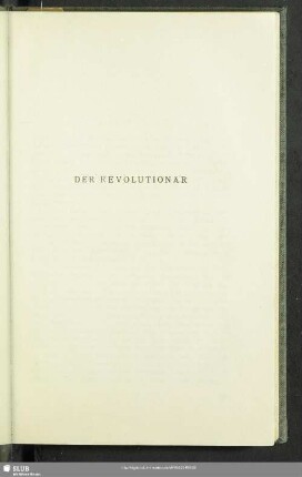 Der Revolutionär