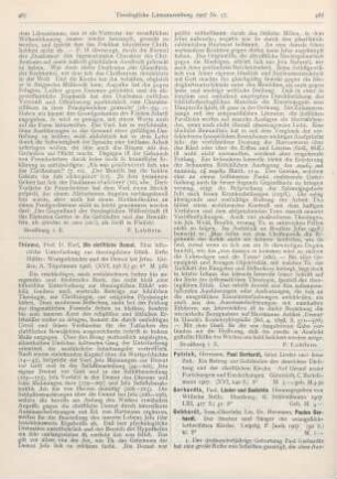 487-488 [Rezension] Thieme, Karl, Die christliche Demut. Eine historische Untersuchung zur theologischen Ethik