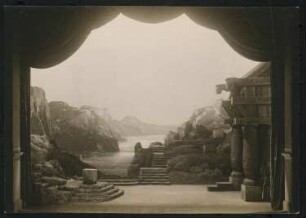 Bühnenbild, Festspielhaus Bayreuth: Gibichungenhalle (Götterdämmerung)