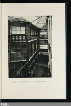 Hofgalerie im Hofe des Sschumannschen Hauses