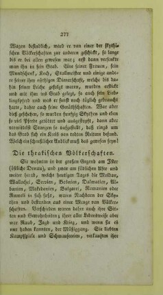 Die thrakischen Völkerschaften
