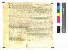 1551 Juli 10 Jakob Leyse (Leise), Schultheiß zu Trechtingshausen (Drechshausen) und Hauck Henn, Cless Sintz und Simon Fischer vergleichen sich mit dem Trierer Domherrn Johann Frey von Dehrn (Dern) über den jährl. Zins, den sie für ihre Güter in der Gemarkung Lorch, im Botental (Bottendaill) gelegen, in Abänderung der früheren Bestimmungen des Philipp Frey von Dehrn, zu entrichten haben. Sg.: Gericht Trechtlingshausen. - (Gerichtsschöffen: Heinrich Müller, Heinrich Augstein, Jeckel Graus, Heinz Steffen, Leonhard Buell, Heinrich Becker und Hen Decker). Or., Perg., Sieg. abg. RV: "4 fl jährl. Zins von einem Weingarten im Bottental zu Trechtingshausen fallend den Frey von Dern ... Lorger Zins."