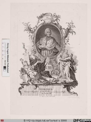 Bildnis Joseph (von Hessen-Darmstadt), 1740-68 Fürstbischof von Augsburg