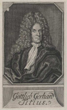 Bildnis des Gottlieb Gerhard Titius