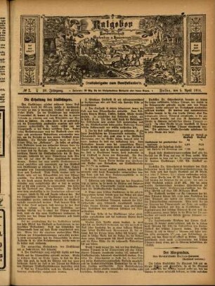 Ausgabe vom Sonntag, den 05. April 1914.