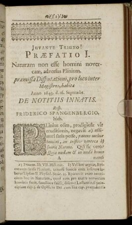 Præfatio I. - Præfatio V.