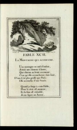 Fable XCII. La Montagne Qui Accouche.