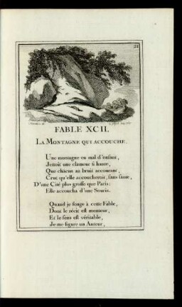Fable XCII. La Montagne Qui Accouche.
